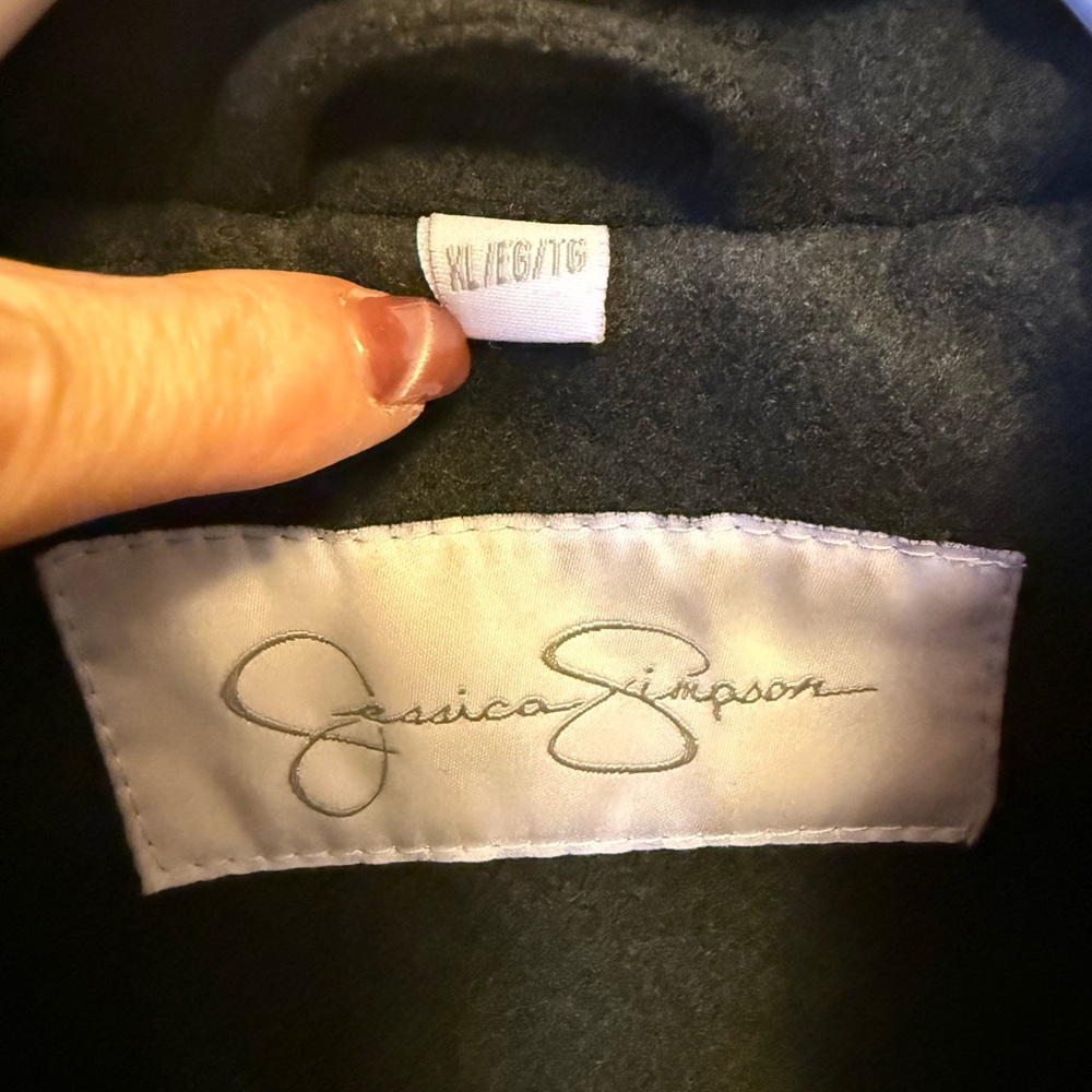 Jessica Simpson Charcoal Winter Coat / Jacket Size 16 / XL - Picture 3 of 8